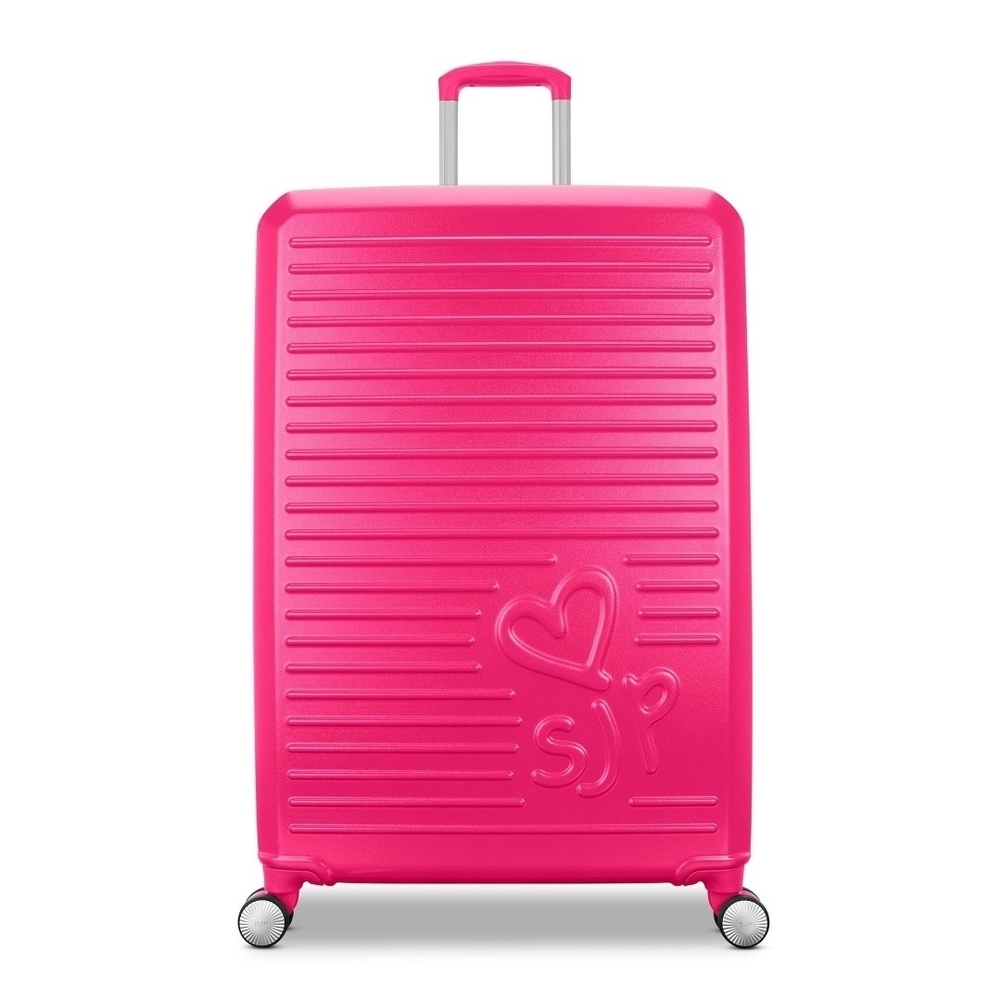 NIB Sarah Jessica Parker Vibrant Pink Carry on Suitcase